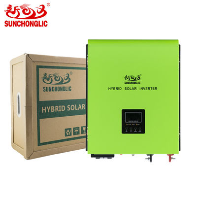 ποιότητας  Sunchonglic 48v 5kva 3000w pure sine wave 60A mppt hybrid solar inverter with 30A AC charger 470x385x155mm εργοστάσιο